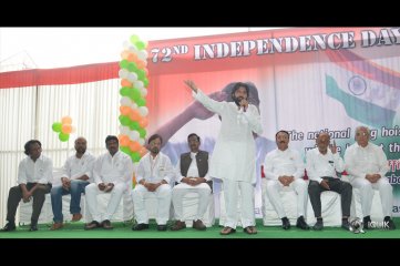 72nd Independence Day Celebrations at JanaSena Party office